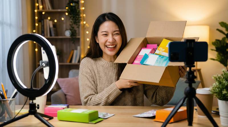 萝莉社开箱视频测评